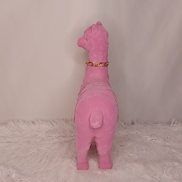 PINK LLAMA w/handmade necklace 🦙 - Picture 4 of 14